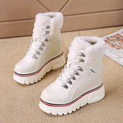 Casual thick sole round toe boots, view 2 - MRSLM