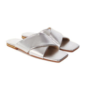 women's cross strap flat sandals - MRSLM