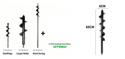 Charging Garden Screw Twist Pit Drill Bit - MRSLM