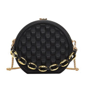 round lattice chain pouch bag, view 4 - MRSLM