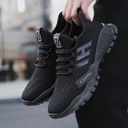 Men's breathable canvas sneakers, view 6 - MRSLM