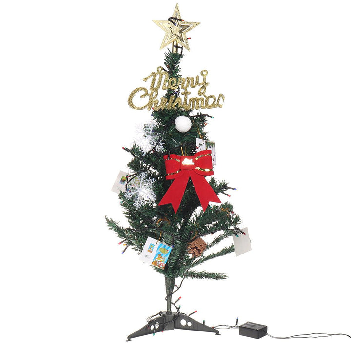 60cm Mini Christmas Tree LED Lights Small Accessories Gifts Christmas Desktop New Year Home Decorations - MRSLM