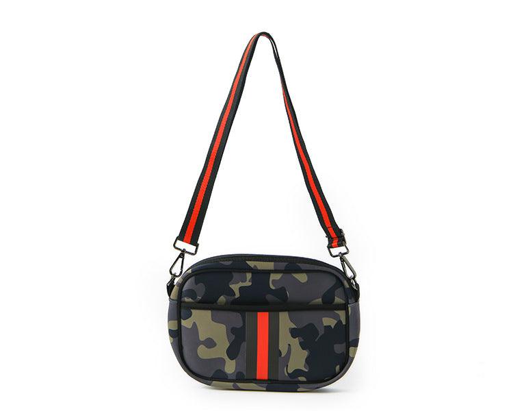 Fashion Neoprene One-shoulder Printed Diagonal Bag - MRSLM