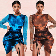 Women's short summer dress, view 4 - MRSLM