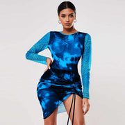 Women's short summer dress, view 8 - MRSLM