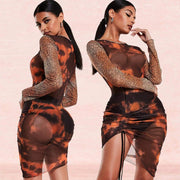 Women's short summer dress, view 2 - MRSLM
