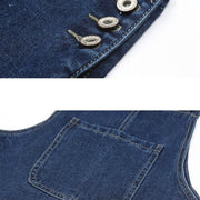 loose overalls dress, view 6 - MRSLM