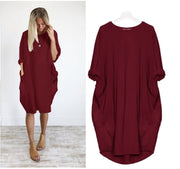 women's casual wife mom boss printed dress, view 6 - MRSLM