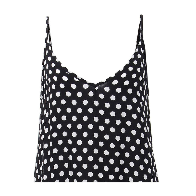 Women's cami dot printed maxi dress, view 12 - MRSLM
