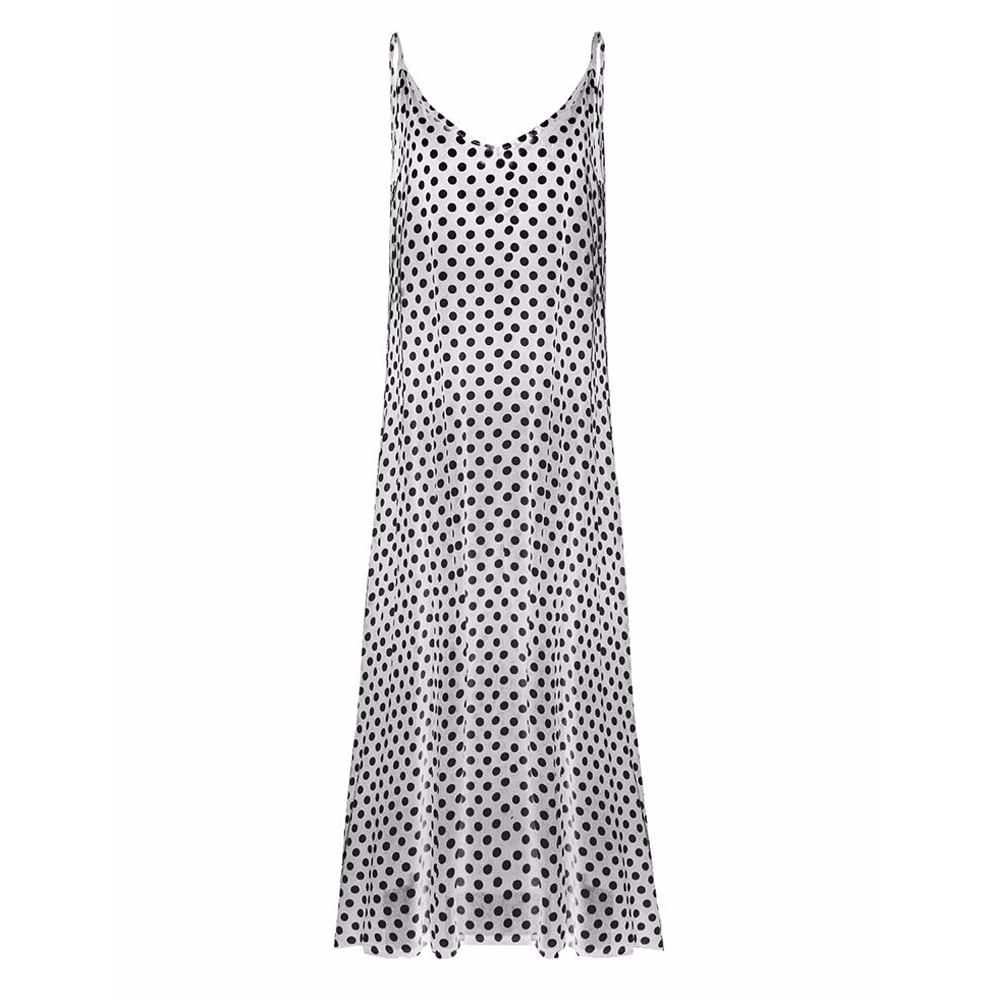 Women's Cami Dot Printed Maxi Dresses