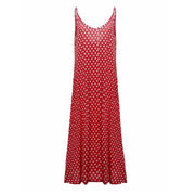 Women's cami dot printed maxi dress, view 7 - MRSLM