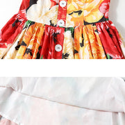 Women's floral backless midi dress, view 7 - MRSLM