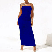 women's bodycon maxi dress, view 8 - MRSLM