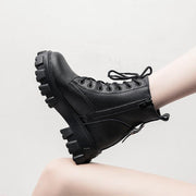 vintage british style leather boots - MRSLM