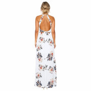 Women's floral printed long dress, view 8 - MRSLM