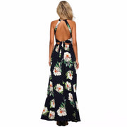 Women's floral printed long dress, view 6 - MRSLM
