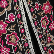 embroidered kaftan midi dress, view 9 - MRSLM