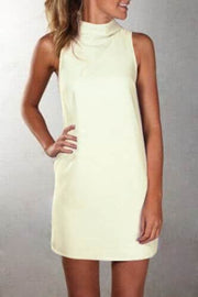 casual summer turtleneck dress, view 4 - MRSLM