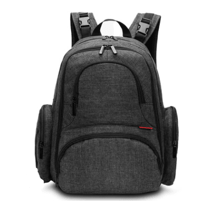 large capacity diaper backpack, view 6 - MRSLM