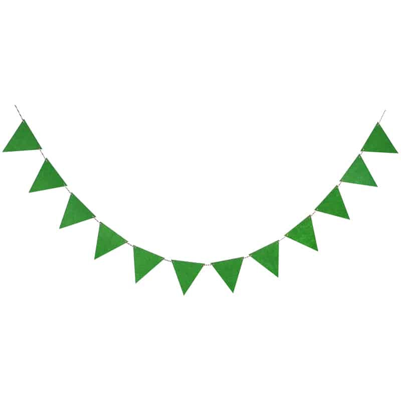 fabric flag garland for party, view 2 - MRSLM