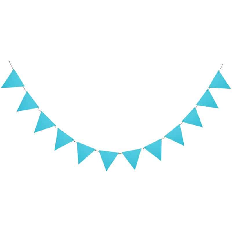 fabric flag garland for party, view 4 - MRSLM