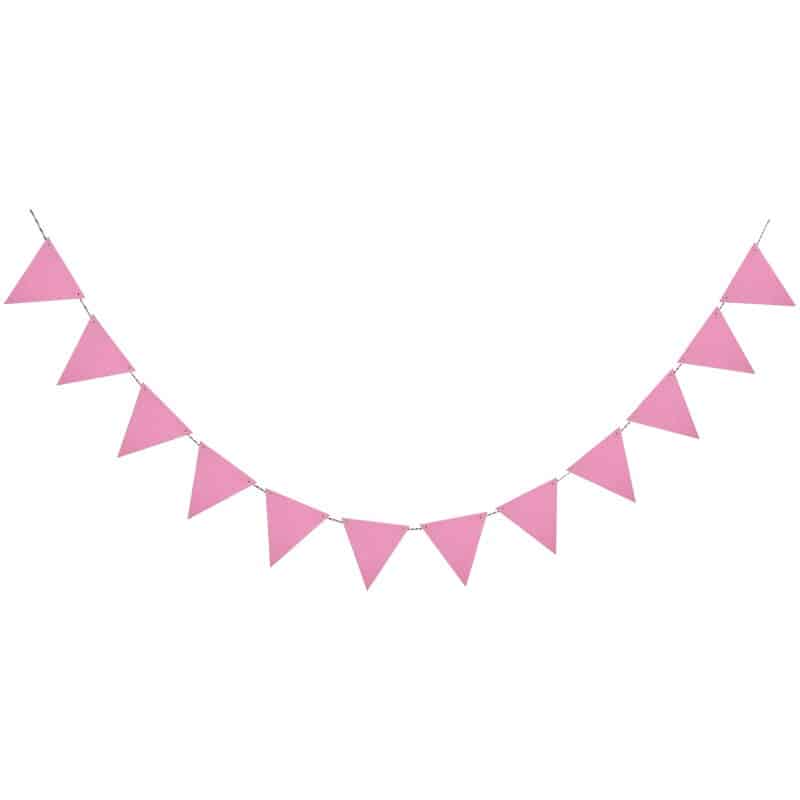fabric flag garland for party, view 7 - MRSLM