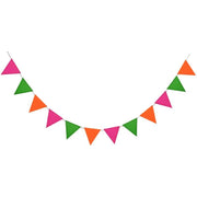 fabric flag garland for party, view 8 - MRSLM