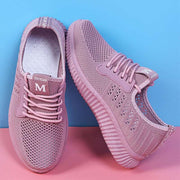 Women's breathable hollow mesh platform shoes, view 3 - MRSLM