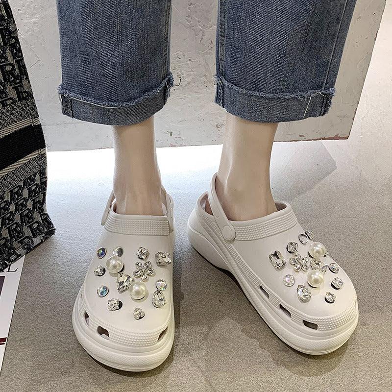Women's summer thick-soled slippers - MRSLM