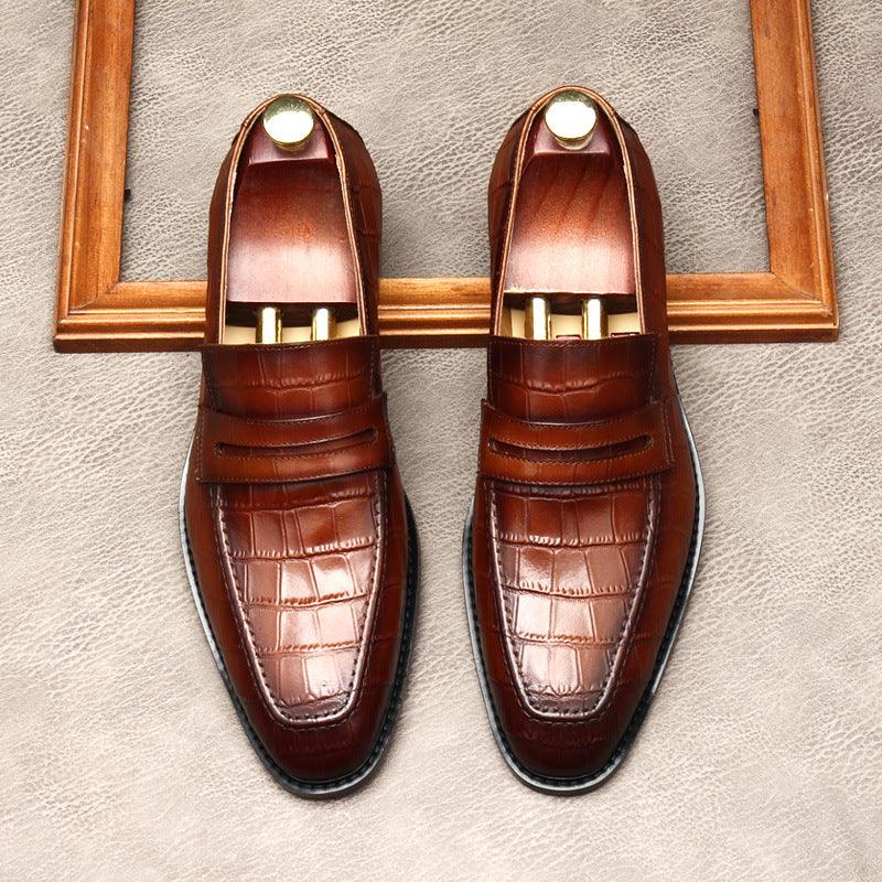 men's business genuine leather shoes - MRSLM