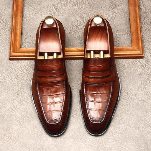 men's business genuine leather shoes - MRSLM
