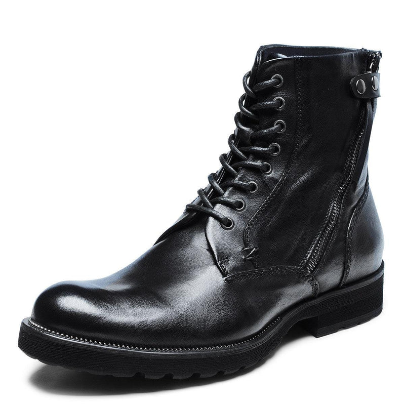 British style retro combat boots, view 6 - MRSLM