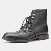 Men's first layer cowhide Martin boots, view 7 - MRSLM