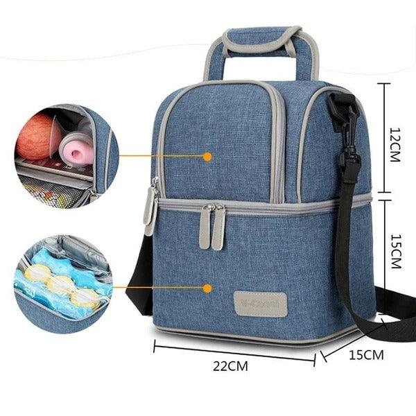 double layer breast pump bag, view 5 - MRSLM
