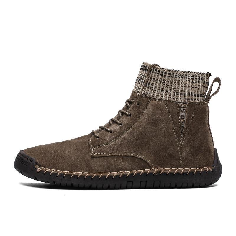 Men's high-top pig leather boots, view 5 - MRSLM