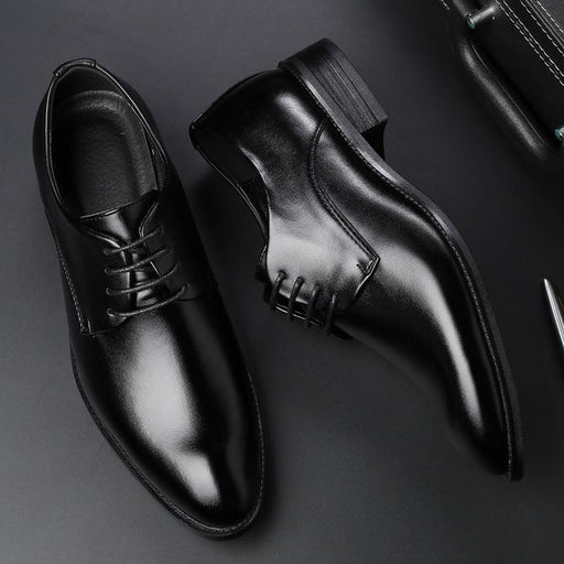 men's black tie oxford dress shoes - MRSLM