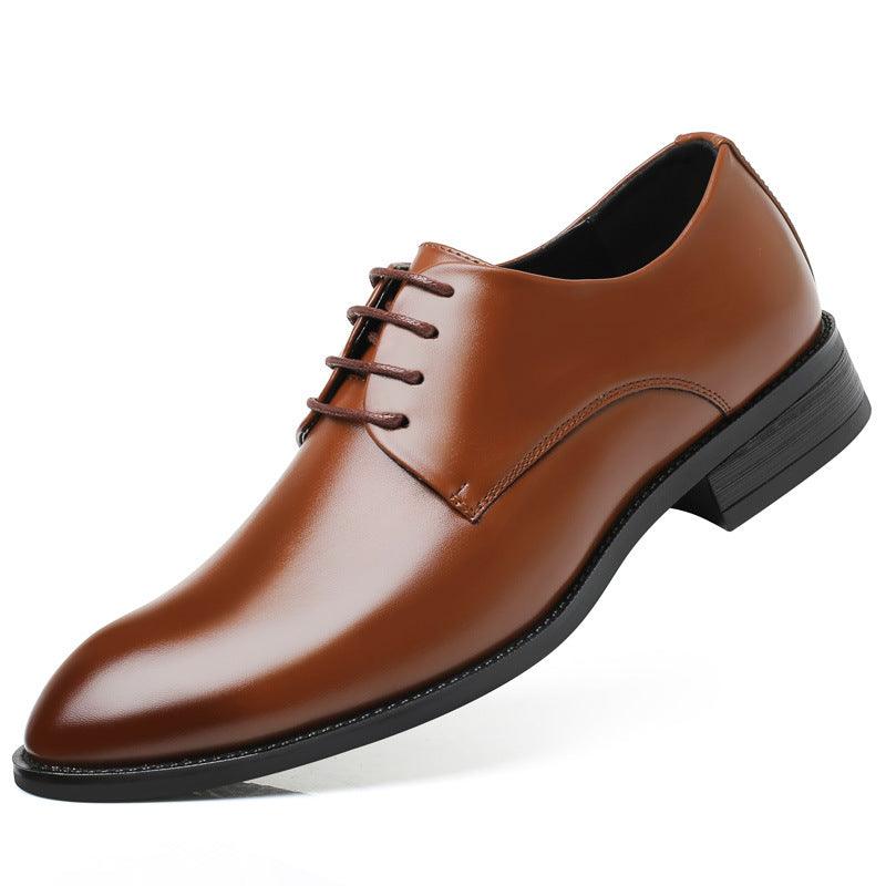 Four new shoes men's dress shoes black tie business men leather shoes factory direct code - MRSLM