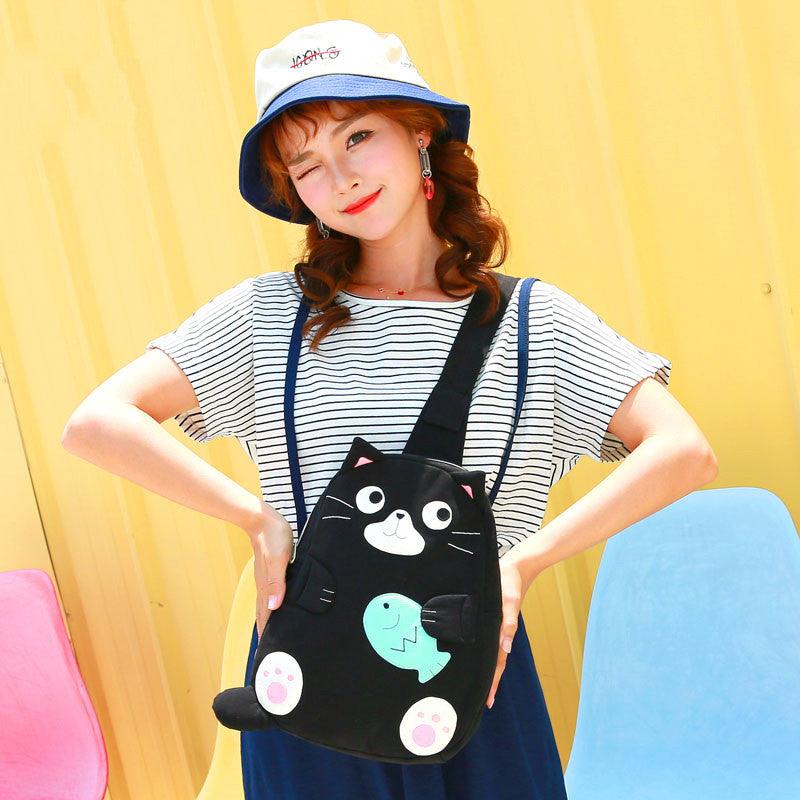 cartoon canvas chest bag - MRSLM
