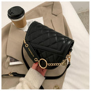 retro saddle messenger bag, view 8 - MRSLM