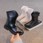 Girls' casual faux leather boots - MRSLM
