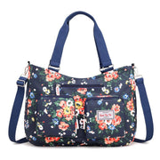 Printed canvas crossbody bag, view 3 - MRSLM