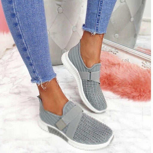 women's rhinestone casual flat shoes, view 3 - MRSLM