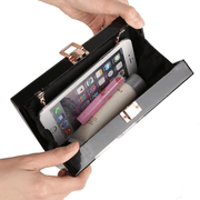 Acrylic marble phone clutch, view 3 - MRSLM