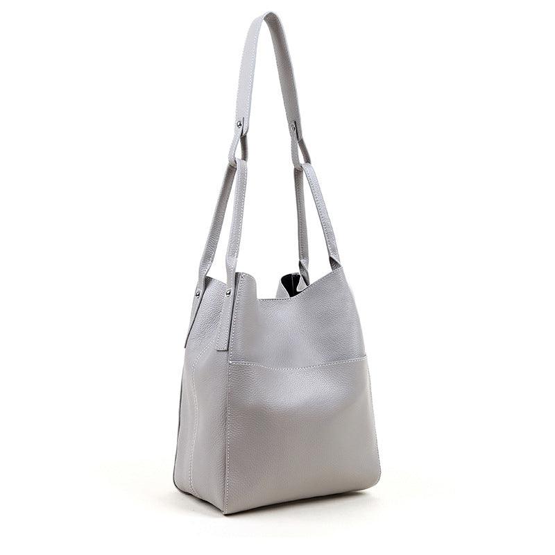 first layer cowhide messenger bag, view 4 - MRSLM