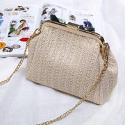 summer mini woven crossbody bag, view 6 - MRSLM