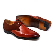 Men's carved Derby shoes, view 6 - MRSLM
