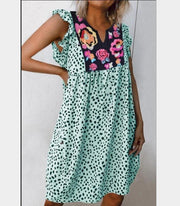 leopard print shirt dress, view 7 - MRSLM