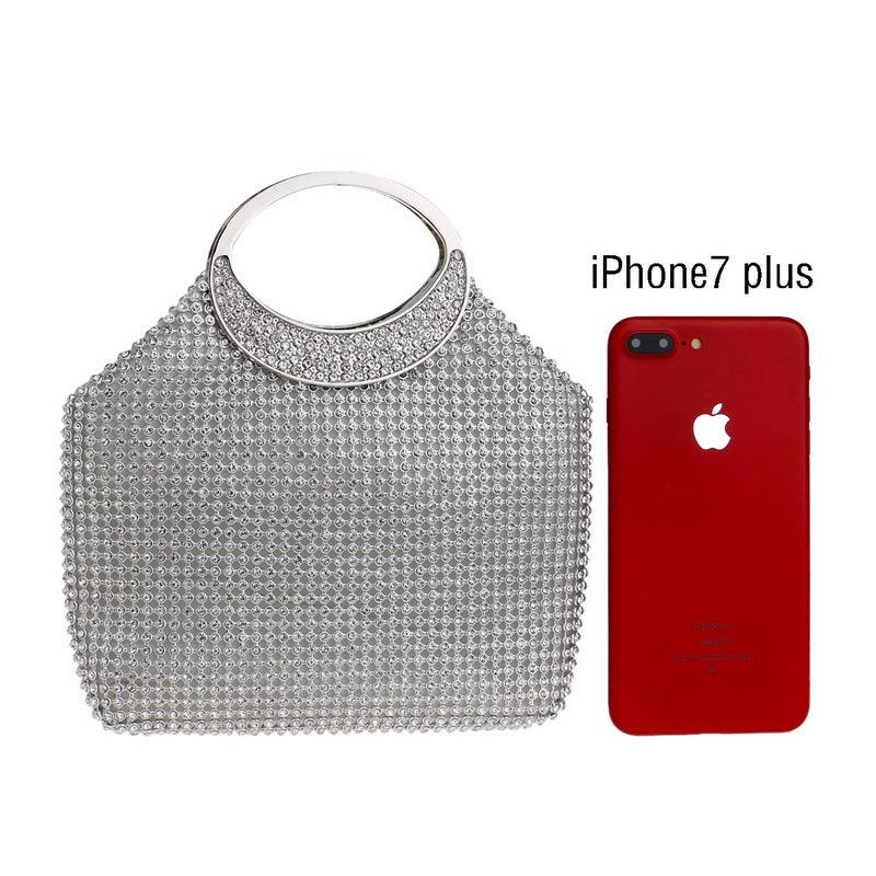 fashion rhinestone party bag, view 7 - MRSLM