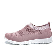 Women's light flying knit sock shoes, view 5 - MRSLM