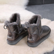 Plush non-slip fur cotton short boots, view 2 - MRSLM
